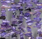 11-14MM CHAROITE GEMSTONE STICK PEBBLE CHIP LOOSE BEADS 7.5"