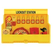 MASTERLOCK S1850V410 Lockout Station (Filled)