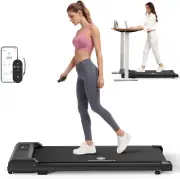Walking Pad under Desk Treadmill, 2.5HP Quiet Brushless Small Treadmill for Home