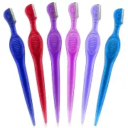 24 Pieces Eyebrow Razor Mini Portable Eyebrow Shaver Multipurpose Face Razors St
