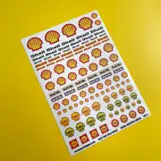 SLOT CAR 1/32nd scale Detail Masters 'Vintage Classic Race Rally' stickers SET 2