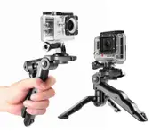 Mini Tripod Holder Handheld Selfie Stick For Gopro Action Sport Camera-Black
