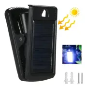 Clip-on Solar Lights Cool White Pathway For Camping Fence IP65 Lantern Street