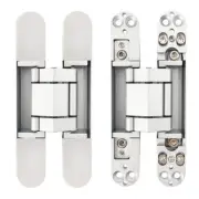 Concealed Door Hinges Heavy Duty Invisible Hinges 3-D Adjustable - 1 Pair