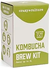 Kombucha Brewing Kit, with Scoby, 4L Vessel and Everything You Need to get Started