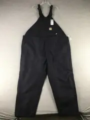 Carhartt Bib Mens 52x30 Flame Resistant Duck Overall Utility Chore Unlined 1
