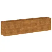 Raised Garden Bed 291x50x69cm Corten Steel Grow Box Pot Planter Herb Container