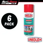 6 Pack Bulk Buy UNIGLIDE Marine Lubricate and Protect Spray 300g | UMRS300