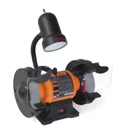 WEN BG4276 6 inch Bench Grinder with Flexible Work Light