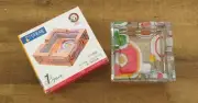 120mm Colourful Vintage Glass Ashtray Rollo Tubes Cigartette