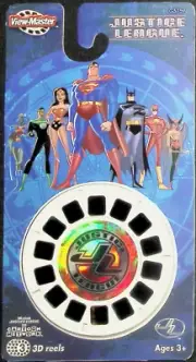Justice League DC Comics 3D View-Master 3 Reel Packet SEALED