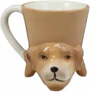 Ebros Gift Bottoms Up Acrobatic Chocolate Dog Coffee Mug Drink Cup 11oz Decor
