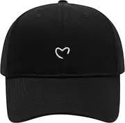 [MAZELIKEHOOD] Baseball Cap Unisex Adjustable Breathable Sport Cotton Heart Sun Hat for Women Men Casual Outdoor Cap