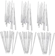 BEBEMOKO DIY Threading Tool 60pcs Sewing Machine Needles Home Sewing Machine Needles for Electric