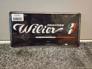 Wilier Bicycles License Plate / Tin sign ideal for Bike Shop, Garage or Man Cave