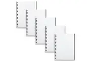 5pc Spirax 511 Hard Cover Notebook Writing Stationery Twin Wire 200-Pages Black