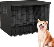 Pet Crate Cover - Oxford Kennel Cover, Tear Resistant Crate Cover | Weather Resistant Dog Cat Crate Cover, Dog Crate Cover