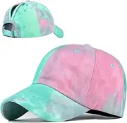[MESU] Ponytail Hat Washed Distressed Womens Baseball Cap Ponytail Hat for Women