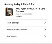 AMD Ryzen 9 9900X3D CPU - BRAND NEW SEALED SHIPS TODAY!