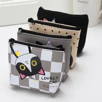 在飛比找樂天市場購物網優惠-新款零錢包 韓版可愛萌貓 小錢包 迷你零錢包 矽膠鑰匙包