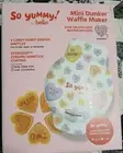 So Yummy by Bella Mini Dunker Waffle Maker Hearts