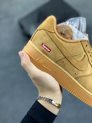 純原Nike Air Force 1 Low Supreme 小麥 原楦頭原紙板 打造純正