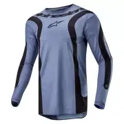 Alpinestars Fluid Lurv Light Blue/Black MX Off-Road Jersey Men's Sizes SM - 2XL