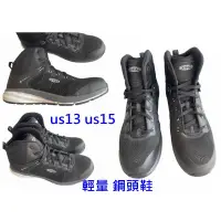 在飛比找蝦皮購物優惠-us15 33CM 黑色 輕量 KEEN 透氣網眼 鋼頭鞋 