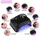 2 Types Cordless Rechargeable LED Nail Lamp Nail Dryer Machine with Smart Sensor