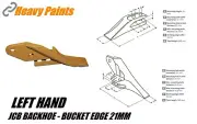 JCB backhoe Excavator Bucket Tooth Side Cutter Left hand