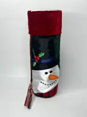 Velvet Wine Bags Christmas Wine Gift Bags Drawstring Xmas Bottle Cover Holiday