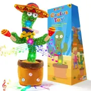 Dancing Talking Cactus Baby Toy, Mimicking Recording Toy Repeats What You Say...