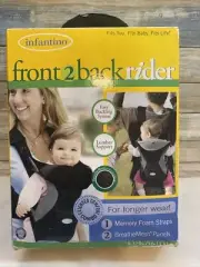 Infantino, Front to Back Rider, easy Buckling System,Lumbar Support, Memory Foam