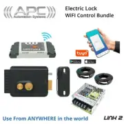 Wi-Fi Smart Access Control Bundle w Front Door OR Pedestrian Gate Electric Lock