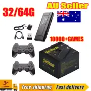 Wireless HDMI TV Game Stick Console 15000+ Built-in Games +2 Wireless Gamepad RL