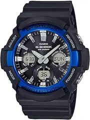 [Casio] GSHOCK Men's Solar Powered Wrist Watch analog-digital Display and Resin Strap, GAS100B-1A2
