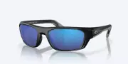 Costa Whitetip Sunglasses - Polarized - Matte Black w/Blue Mirror 580G