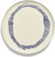 White Blue Serving Plate | Feast Tableware by Ottolenghi | Serving Tray Dish Set