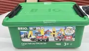 BRIO World – Cargo Railway Deluxe Set 33097, 54 Piece Set – FSC Wood – Toy Train