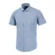 ROBERTA DI CAMERINO 男式 TC Cathion 印花修身版型藍色短袖襯衫 RL2-454-2