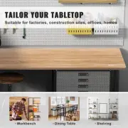 55 Inch Rectangular Particle Board Desktop for Height Adjustable Standing Desk