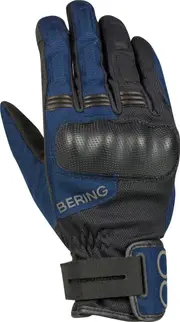 Bering Profil Motorcycle Gloves, black-blue, Size 3XL for Men Black Blue