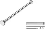 Extendable Shower Curtain Tension Rod 60-295cm Telescopic Clothes Rail Stainless Steel Bath Closet Hanging Pole
