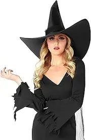 Rubie's Costume Co. Women's Witches Hat, Black, One Size