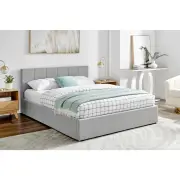 Theodore Gas Lift Bed Frame - King Grey - King