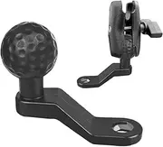 Camera Ball Mount | Sturdy Shock Absorbing Ball Base Alloy Handlebar Clamp,Cycling Accessories, Bike Mount Bracket for Bike, Outdoor, Motorcycle Enthusiasts