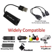 Ethernet Adapter for AMAZON FIRE STICK + NEW Fire TV3 - PLUG N PLAY - TV xStream