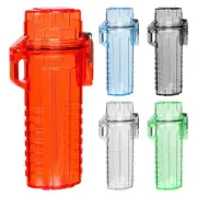 Waterproof Plastic Lighters Case Tabacco Smoking Lighter Storage Container Boxes