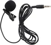 Yardwe Condenser Mic Mini Lapel Phone Mic Universal Clip for Recording Video Calls Live Streaming