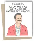 White Lotus Card Armond Armand Pineapple Suite Birthday Card - Jennifer Coolidge